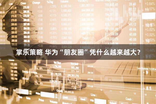 掌乐策略 华为“朋友圈”凭什么越来越大？